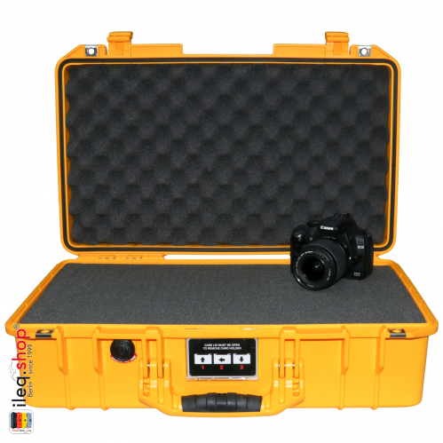 1525 AIR Case With Foam, Yellow