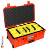 1535 AIR Carry-On Case, PNP Latches, With Divider, Orange