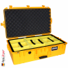 1605 AIR Case, PNP Latches, With Divider, Yellow