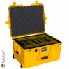 1607 AIR Case, PNP Latches, With Divider, Yellow 7