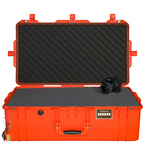 1615 AIR Check-In Case, PNP Latches, With Foam, Orange