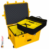 1637 AIR Case, PNP Latches, With Divider, Yellow
