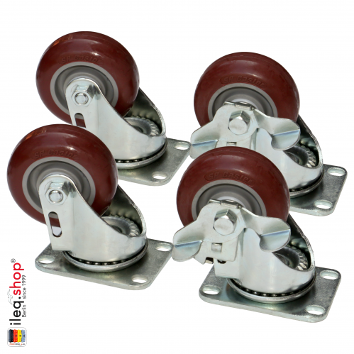Wheels, 4 Pieces, for 0340/0350/0370
