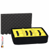 1505 Divider Set Yellow/Black W/Lid Foam for Peli 1500 Case