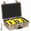 1505 Divider Set Yellow/Black W/Lid Foam for Peli 1500 Case 2
