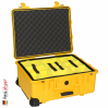 1560 Case W/Dividers, Yellow