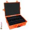 1600 Case W/Divider, Orange