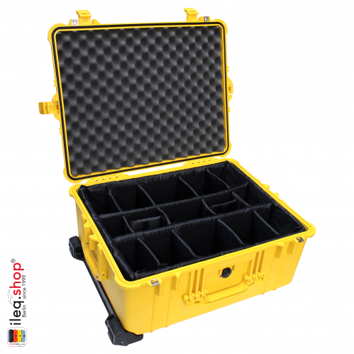 1610 Case W/Divider, Yellow