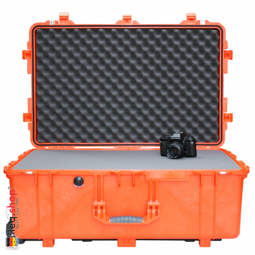 1650 Case W/Foam, Orange