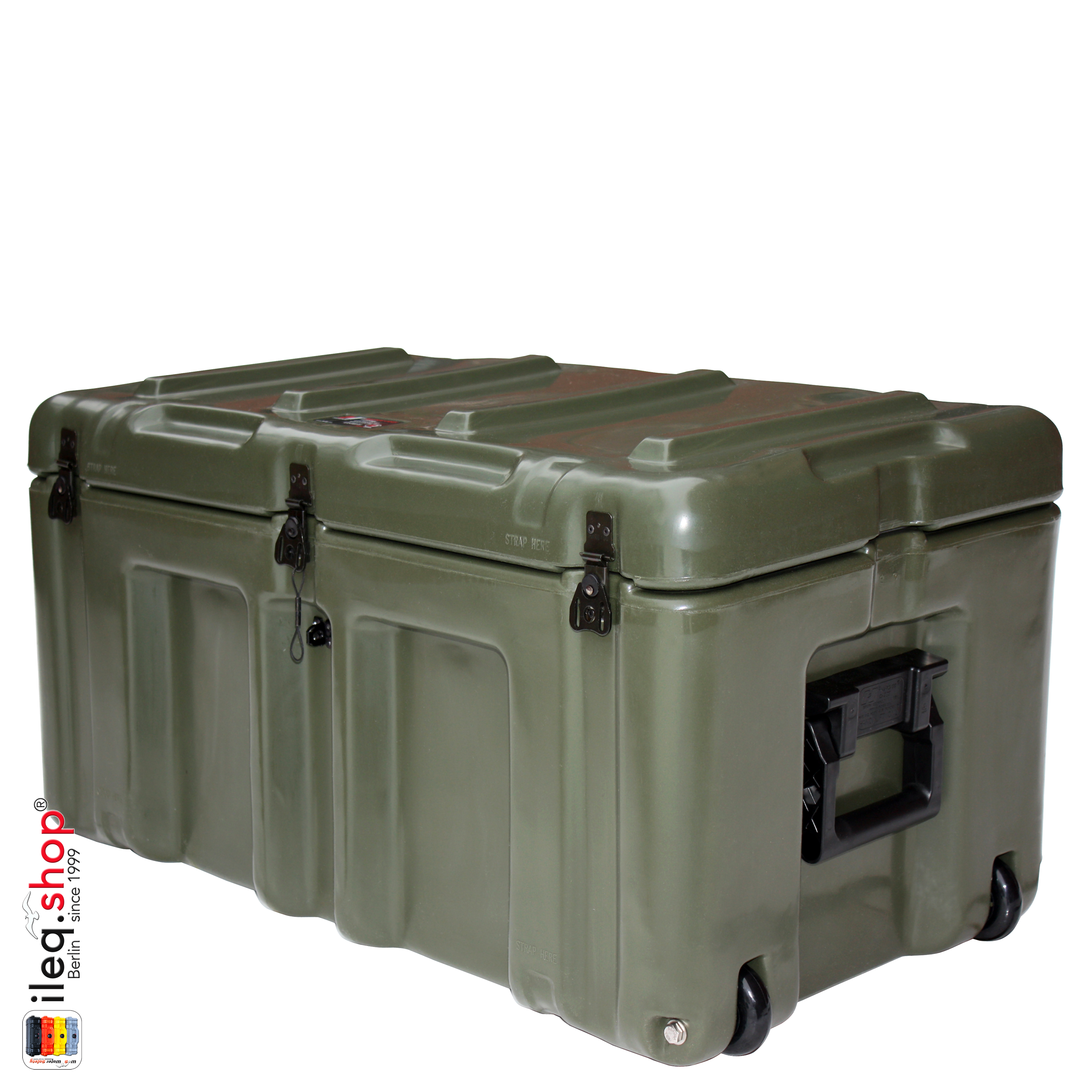 US Military Issue HARDIGG TL500i OD Green Foot Locker Trunk Case Tote Box