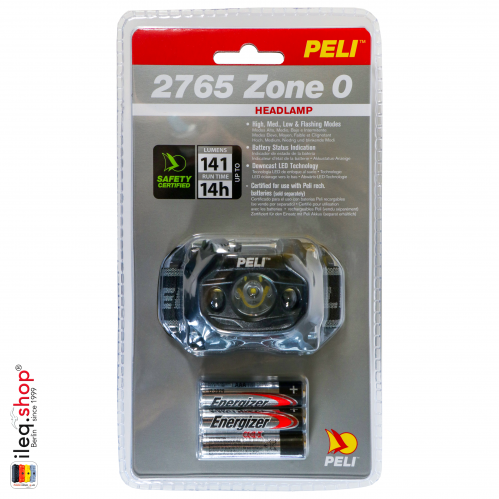 2765Z0 LED Headlight ATEX 2015, Zone 0, Black